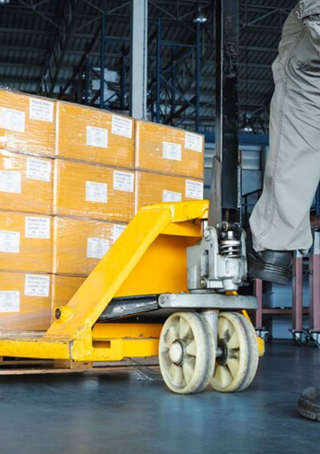 Brightway Engineers racking installation inside a client warehouse